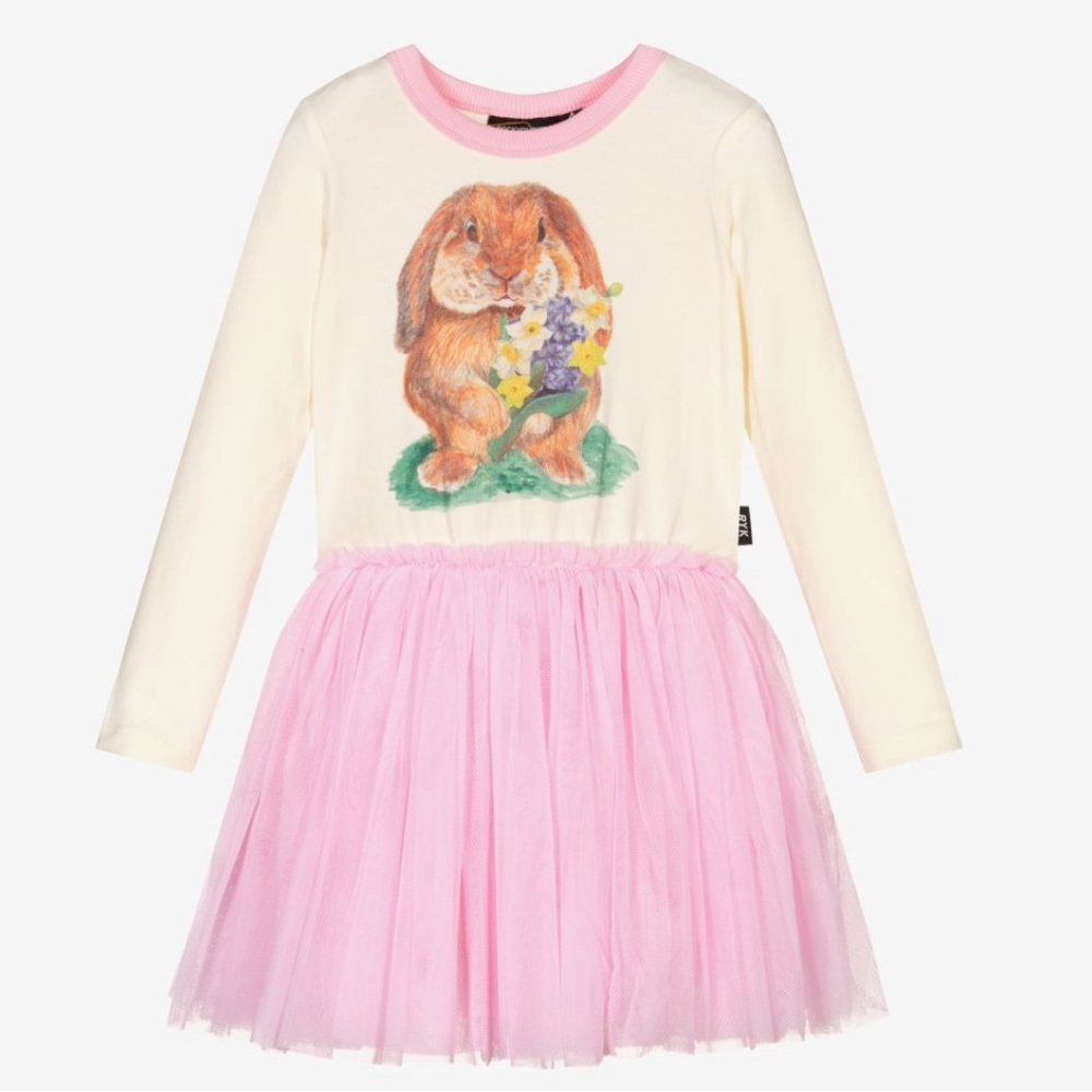 Rock Your Baby Girls Bunny Circus Dress